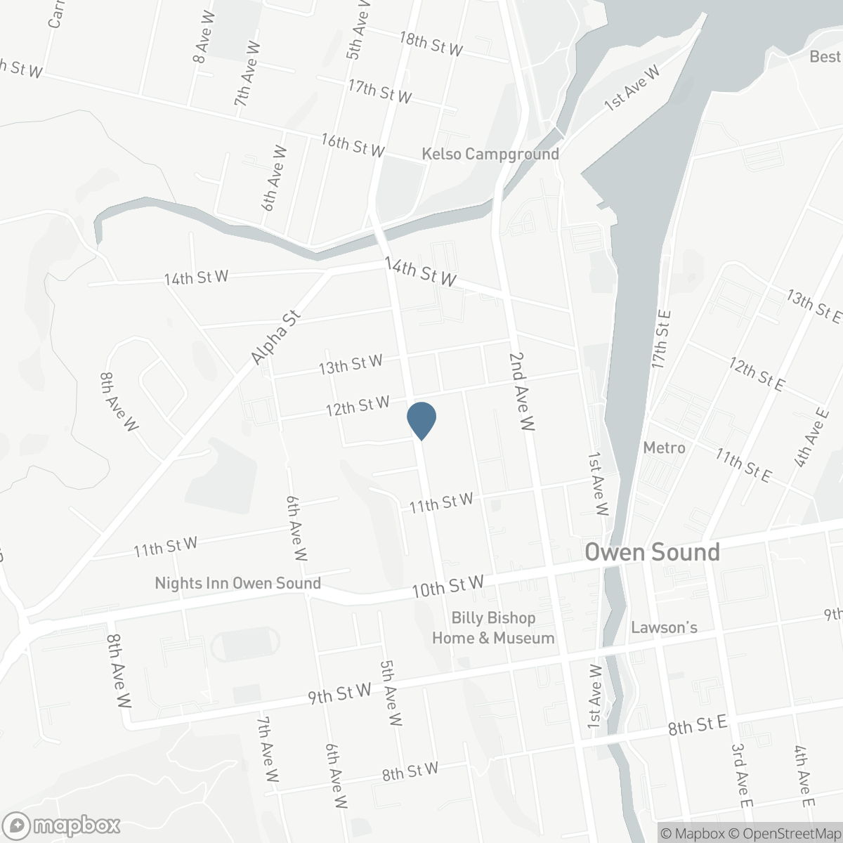 1181 4TH AVENUE W, Owen Sound, Ontario N4K 4W3